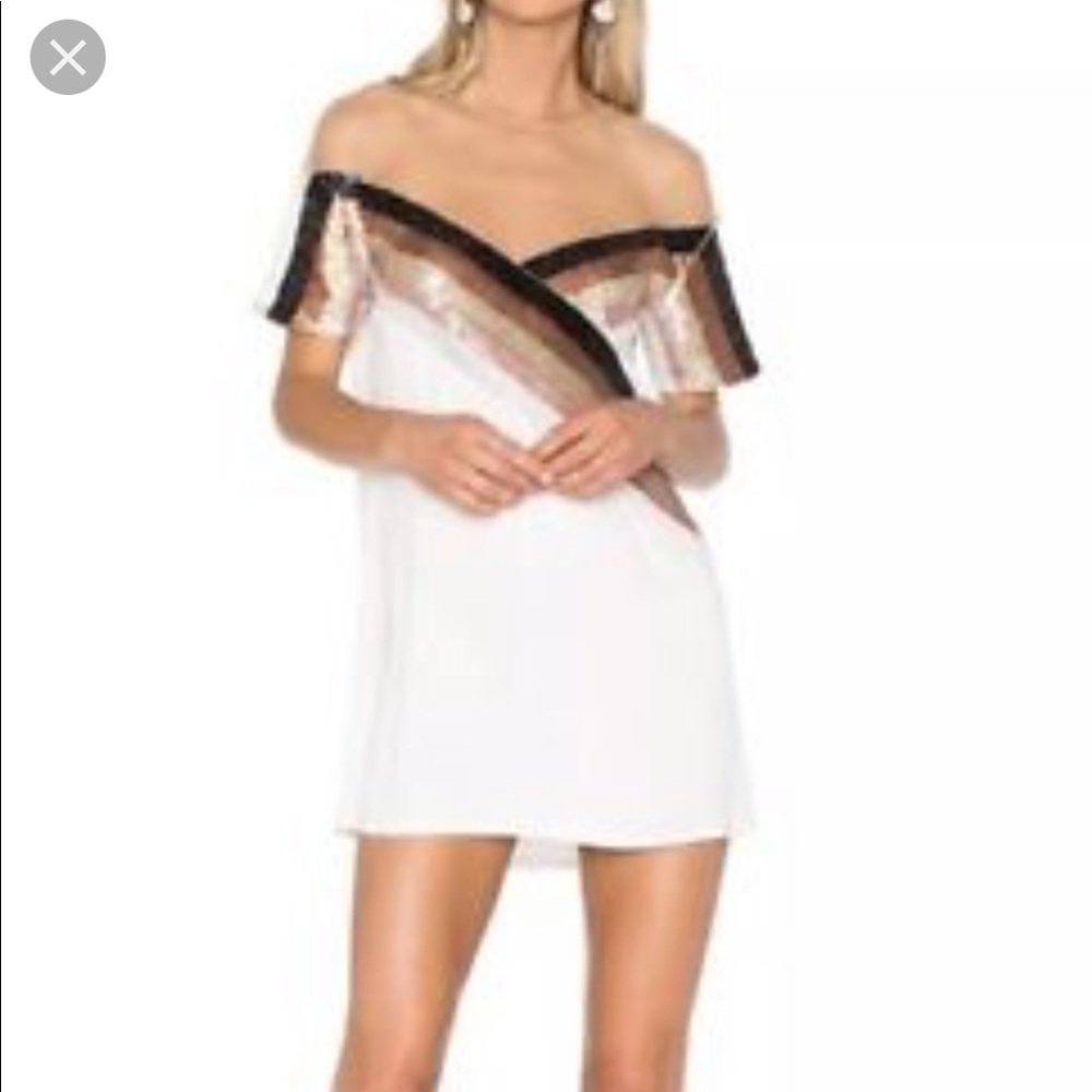 NBD MIREYA DRESS IN GALACTIC STRIPE